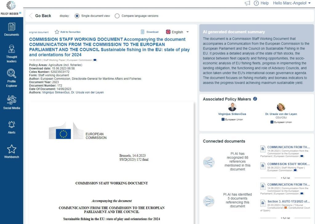 Empowering policy monitoring introducing ai generated summaries on 