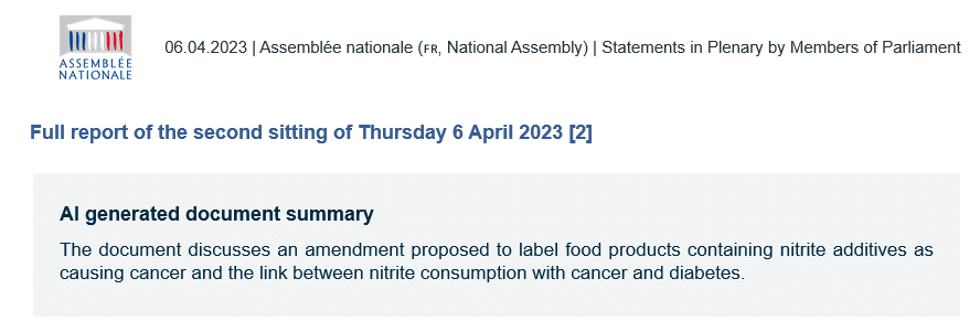 AI-generated document summary focused on user keywords