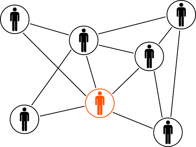 Network of connected nodes