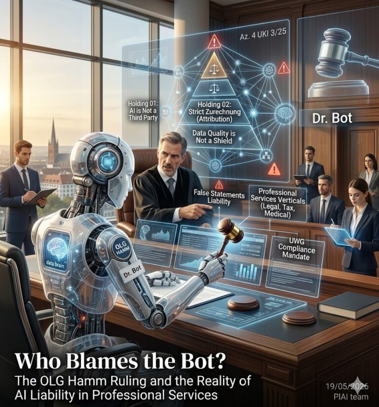 Who Blames the Bot? The OLG Hamm Ruling and the Reality of AI Liability in Professional Services